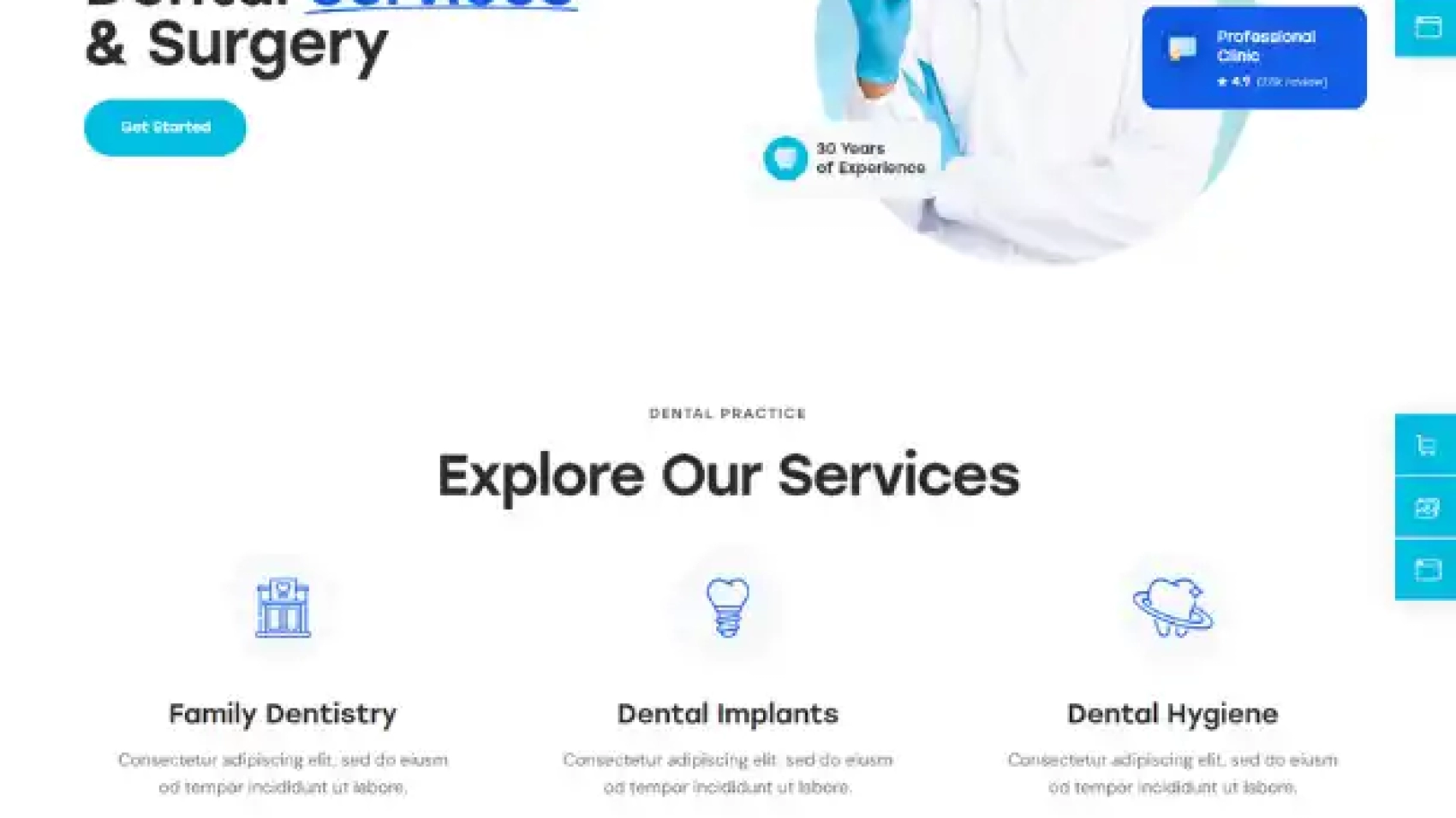 We Provide Dental Services Website Demo