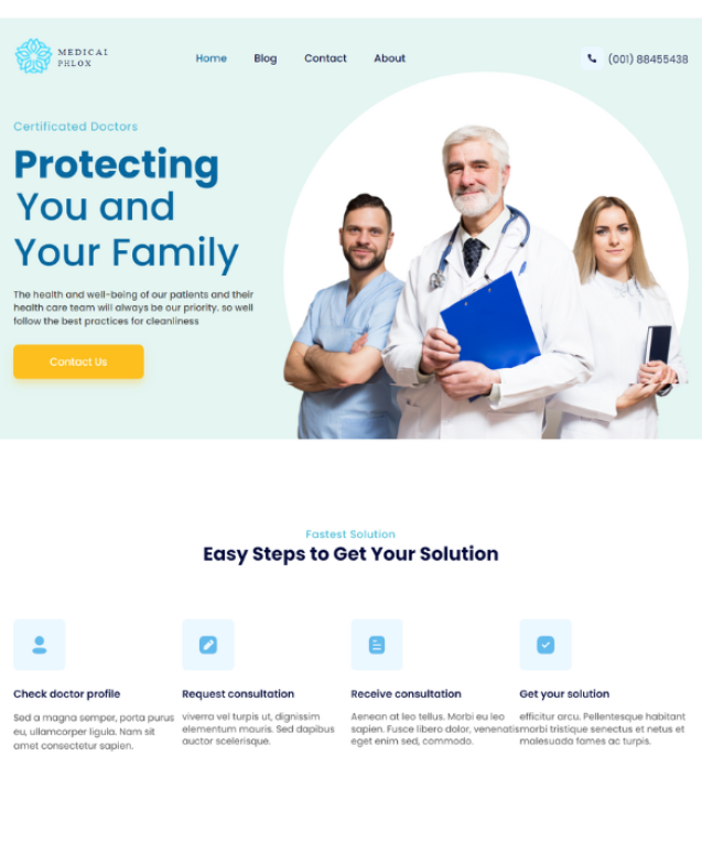 medical-1 Website Demo